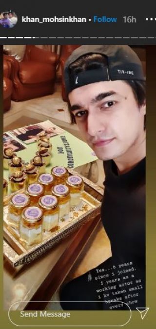 Mohsin Khan celebrates 6 years in TV industry with fans