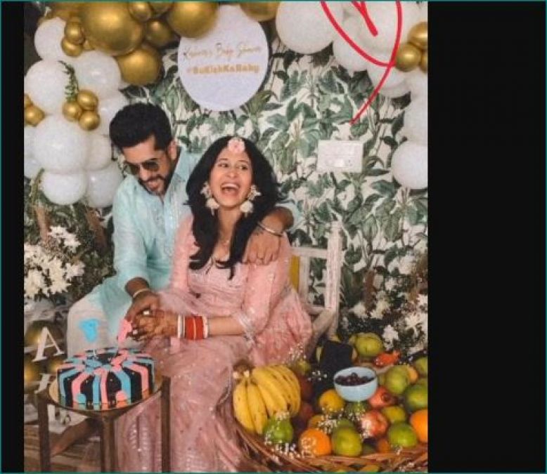 See pictures of Kishwar Merchant's baby shower