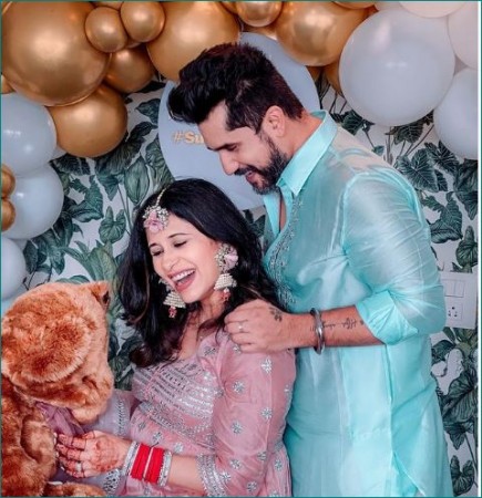 Kishwer Merchant shares first picture of his baby shower