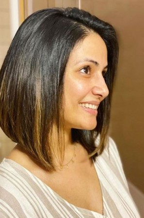 Hina Khan shares a new haircut