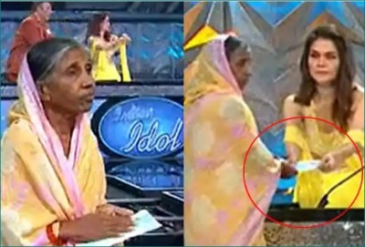 इंडियन आइडल 12: बहन की तरह ट्रोल हुईं सोनू कक्कड़, कैमरे के सामने बुजुर्ग महिला को थमाया चेक