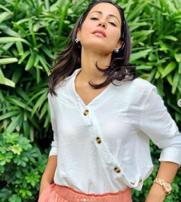 Hina Khan looked very cute in her new photos