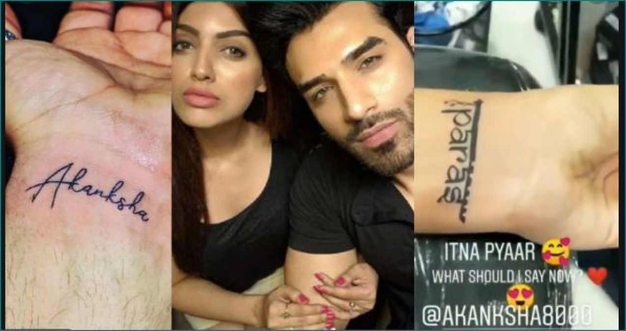 EX Girlfriend Akanksha Puri removes name from her Tattoo, Here's how Paras reacted