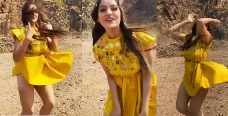 This famous actress danced wearing a small dress, suddenly there was a strong wind and she became a victim of 'Oops Moment'