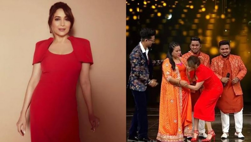 Madhuri Dixit on the sets of 'Hunarbaaz' did something that everyone became crazy