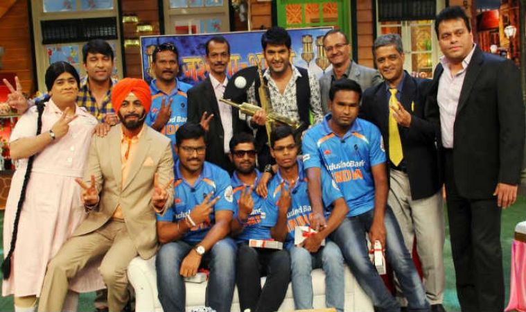 इण्डियन ब्लाइंड क्रिकेट टीम को कपिल की सौगात, खिलाड़ियों को देंगे एक-एक लाख रूपए