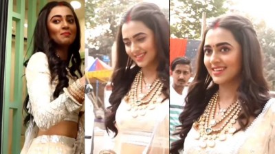 VIDEO: Tejasswi married Karan! Actress was seen with vermilion