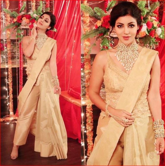 This TV actress looks stylish in saree, Checkout pics