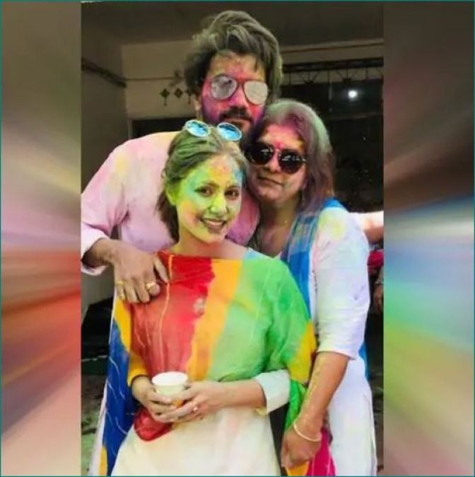 Hina Khan celebrated Holi with boyfriend