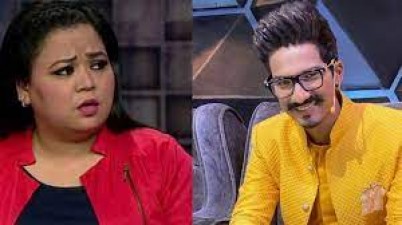 Haarsh Limbachiyaa called wife Bharti 'danger' in front of camera, actress reacted like this