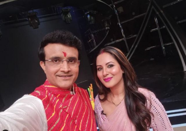 'TV's Parvati' married?, seen with Sourav Ganguly, picture went viral