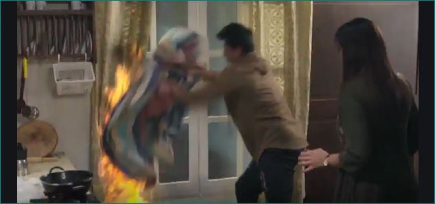 This TV actress burns her hand while recreating Jab We Met scene