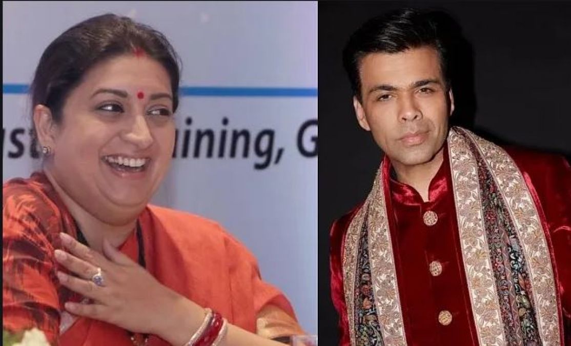 Smriti Irani pulled Karan Johar's leg on Twitter Antakshari