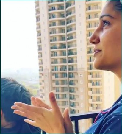 Video: Sapna Chaudhary starts crying while saluting corona commandos