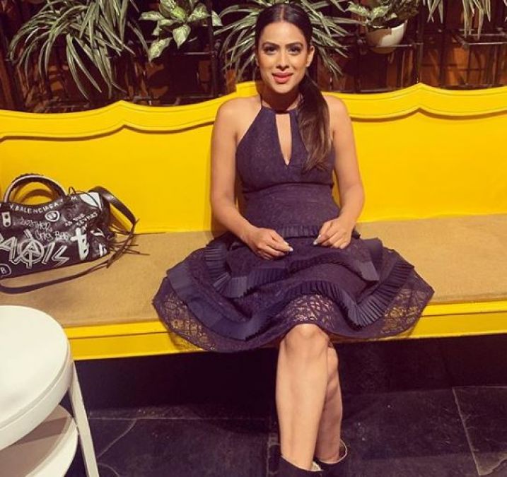 Nia Sharma appeals to fans to stay home in a different way