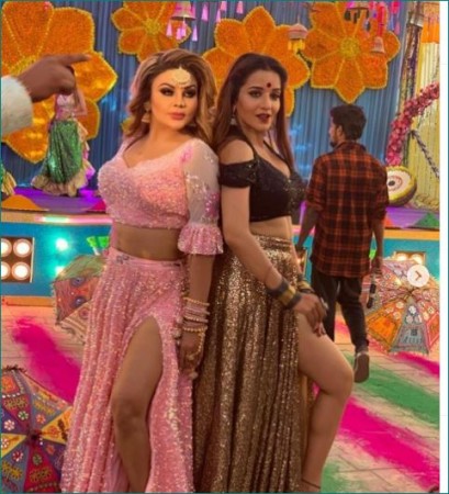 Rakhi Sawant was seen posing with Monalisa, know the matter