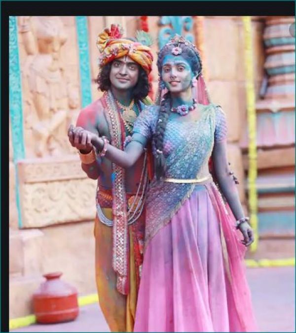 RadhaKrishn is going to make ruckus on Holi, pictures surfaced from set