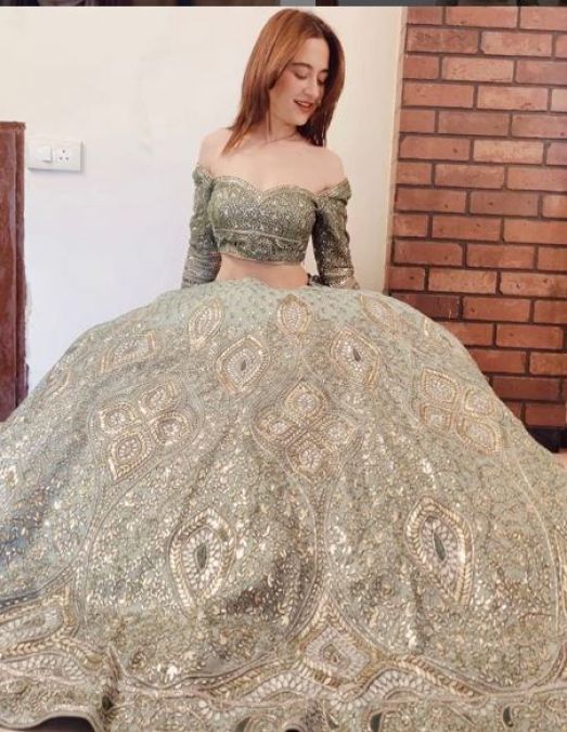 This actress has great collection of lehengas, See here