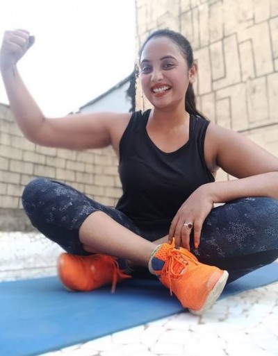 Rani Chatterjee working hard in gym, pictures are proof