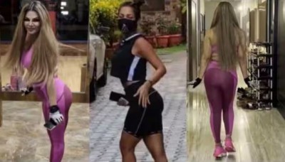 VIDEO! Rakhi Sawant made fun of Malaika Arora in the middle of the road, people got angry