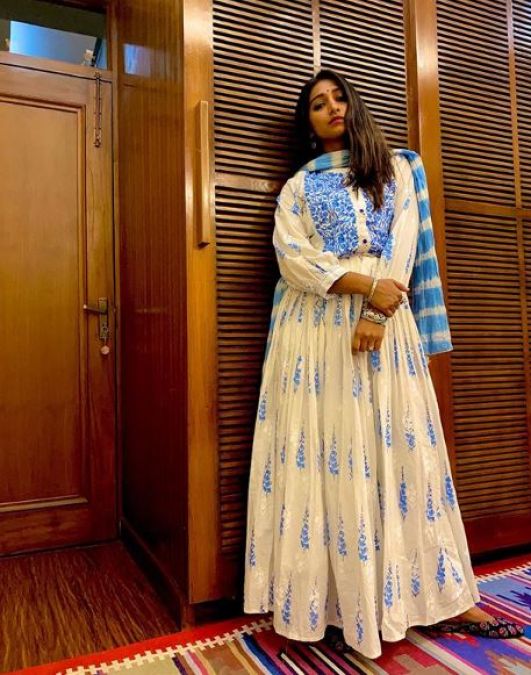 Mohena Kumari shared photos wearing her husband's favourite dress