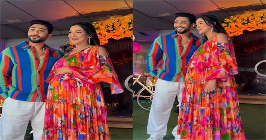 Gauahar Khan dances her heart out at baby shower with husband Zaid