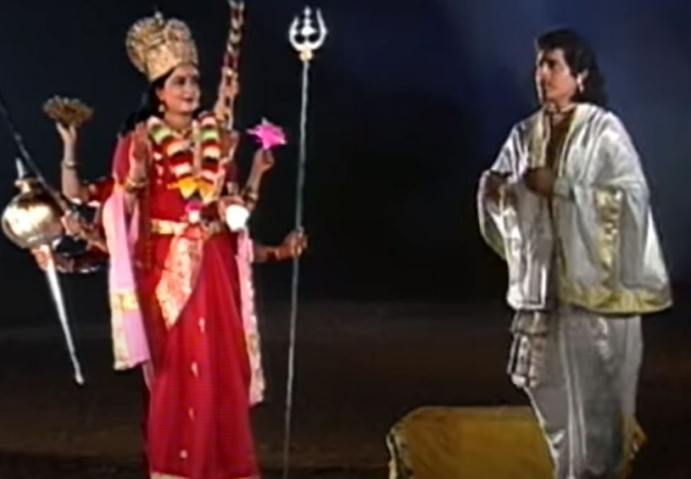 Arjun received the blessings of Goddess Durga