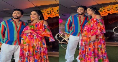Gauahar Khan dances her heart out at baby shower with husband Zaid
