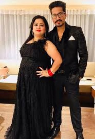 Bharti Singh and Harsh seen in Deepika and Shah Rukh's look