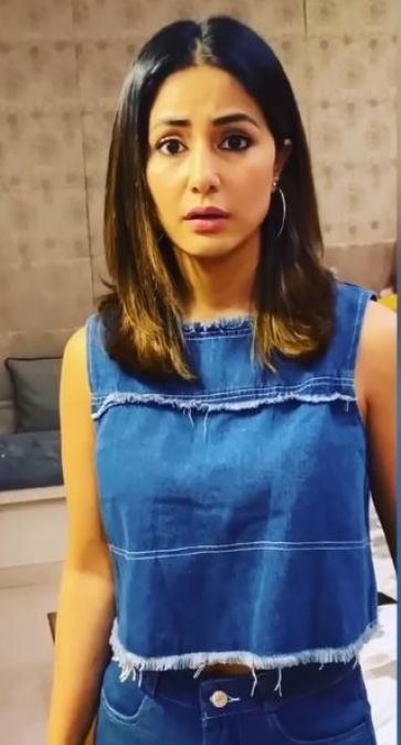 Hina Khan performs aarti of  'lockdown god', watch hilarious video here