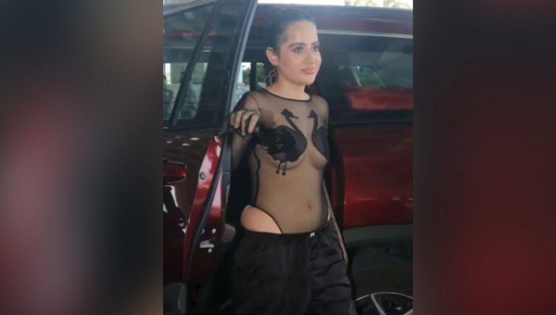Urfi Javed came out wearing a mesh top, people said that it is a different Met Gala