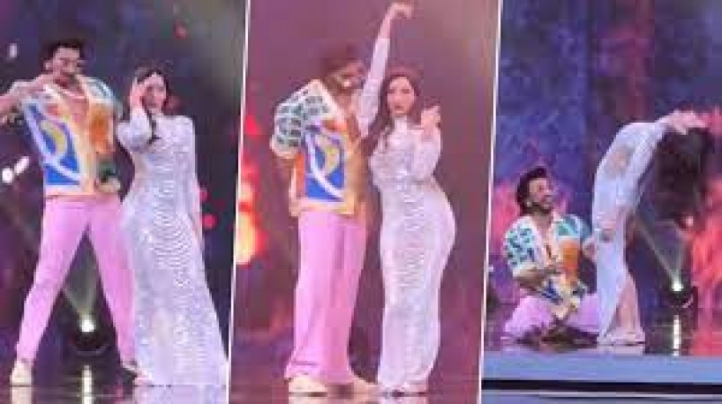VIDEO! Nora Fatehi and Ranveer Singh set the stage on fire, everyone went crazy after seeing the best moves