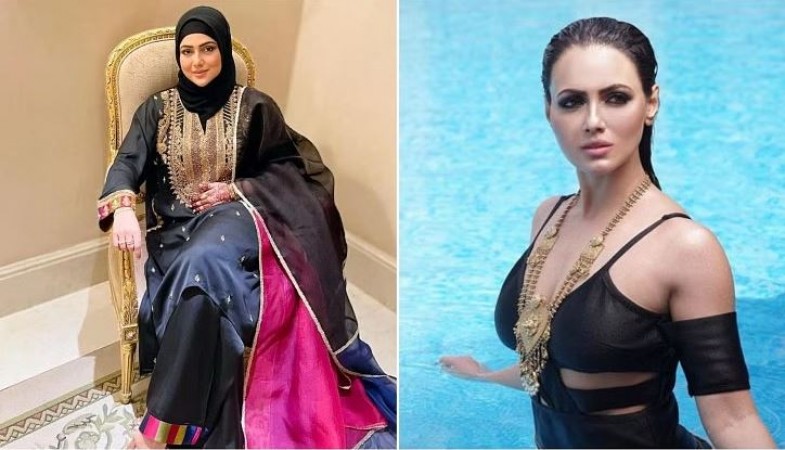 Sana Khan promoting Islam before delivery, tears were seen during the event