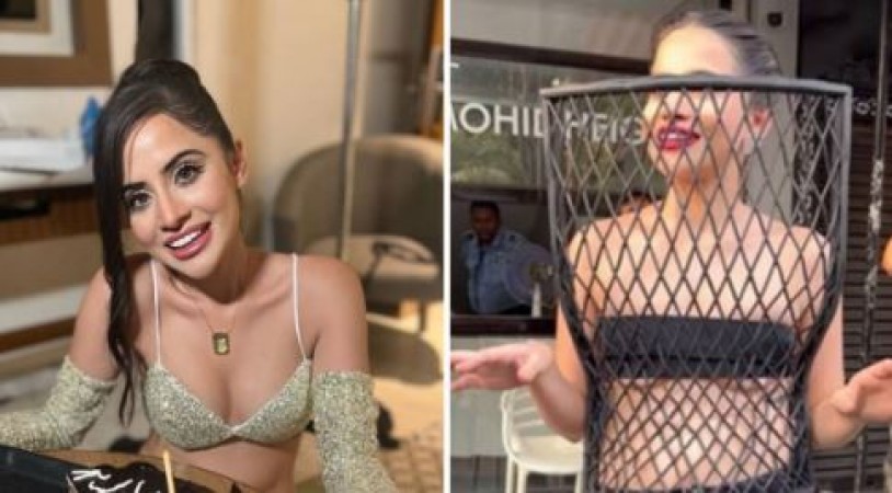 Urfi Javed's new look reminded people of lathicharge, see VIDEO
