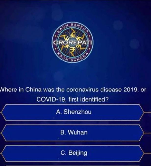 अमिताभ बच्चन ने पूछा कोरोना वायरस पर KBC का पहला सवाल