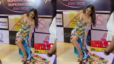 Nikki Tamboli arrived at event wearing such clothes, could not handle the dress