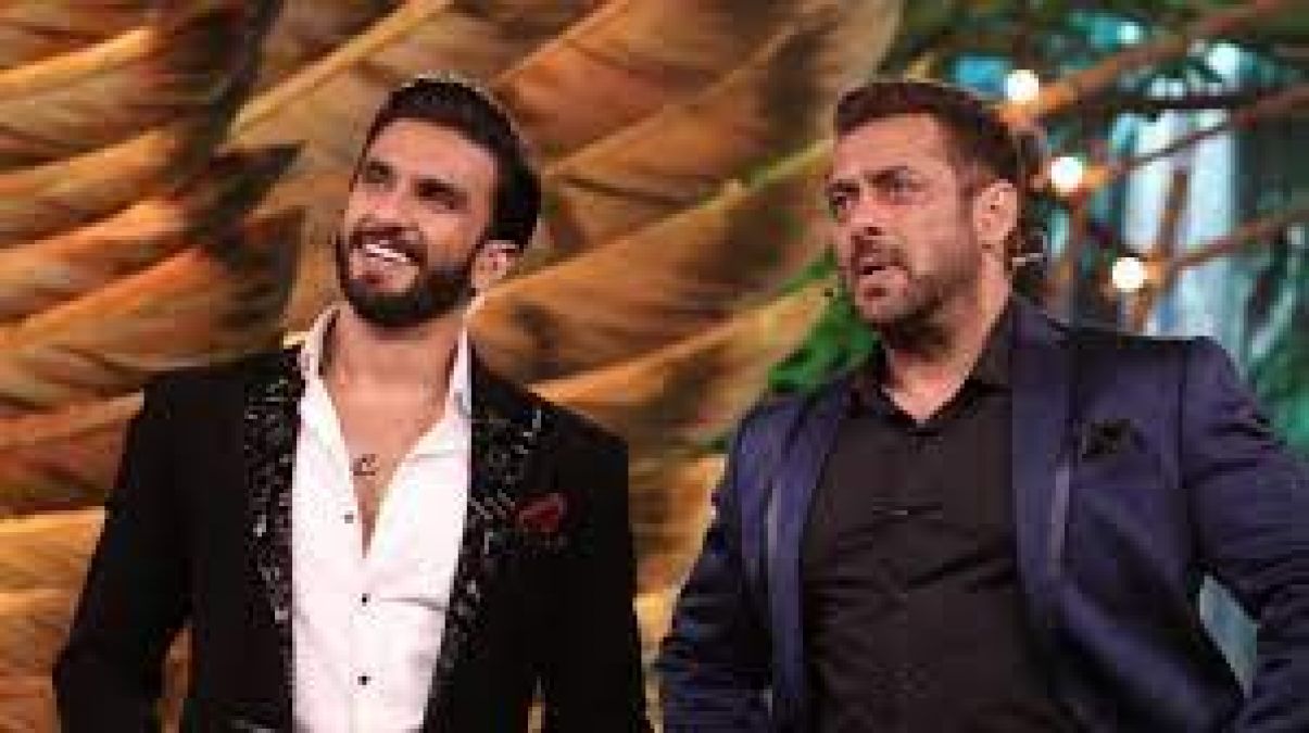 Salman Khan arrived with brother-in-law Ayush Sharma on Ranveer Singh's show