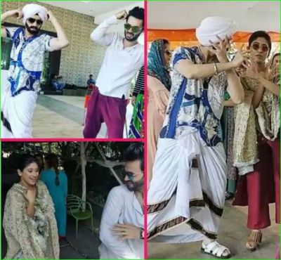 Karthik and Naira learn Bhangra, pictures go viral