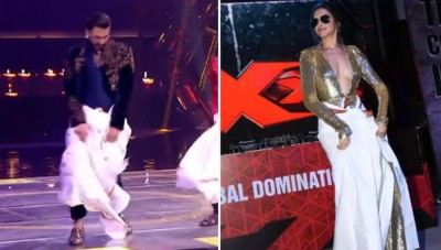 Ranveer Singh dancing fiercely in wife Deepika's song, video went viral