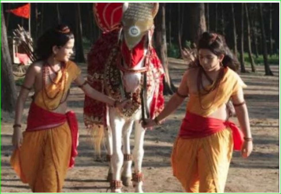 शो 'राम सिया' के सेट पर दिखा अद्भुत नजारा, राम के अश्वमेध घोड़े को लव कुश ने बनाया दोस्त