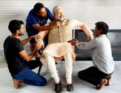 This famous actor made PM Modi's statue, fans shocked to see his talent