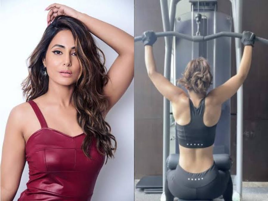 Hot actress Hina Khan shares her fitness video, inspires fans