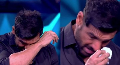 Find out why John Abraham suddenly started crying on the sets of KBC 13?