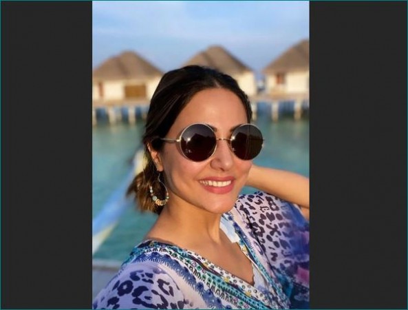 Hina Khan shares photos from Maldives vacation