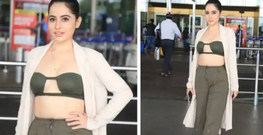 Urfi Javed gets trolled again for her outfit netizens say 'she goes to airport for limelight'