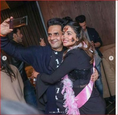 Hina Khan celebrated her birthday with her friends and family