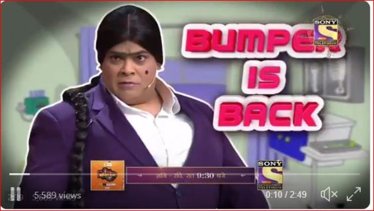 Kiku Sharda is back as Bumper on Kapil's show, audiences break into laughter