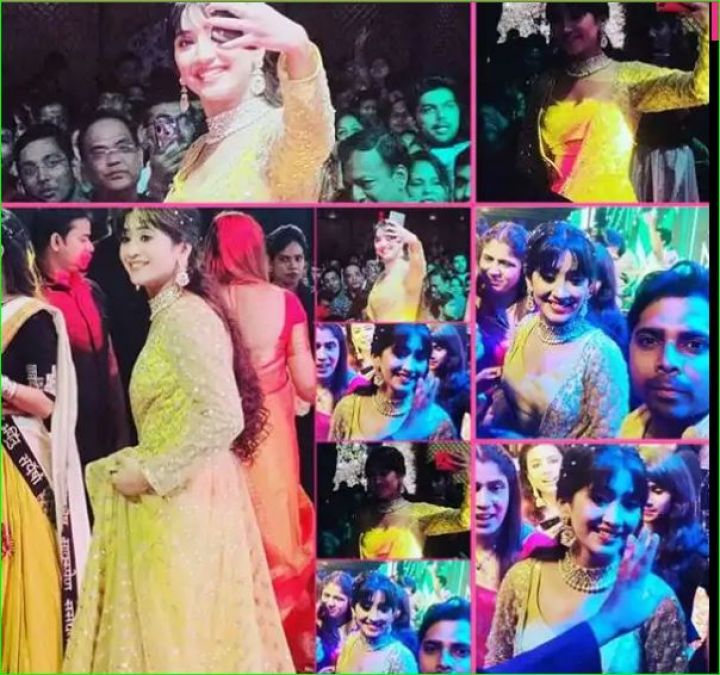 Shivangi Joshi hugged this fan of her as soon as she reached a Garba event