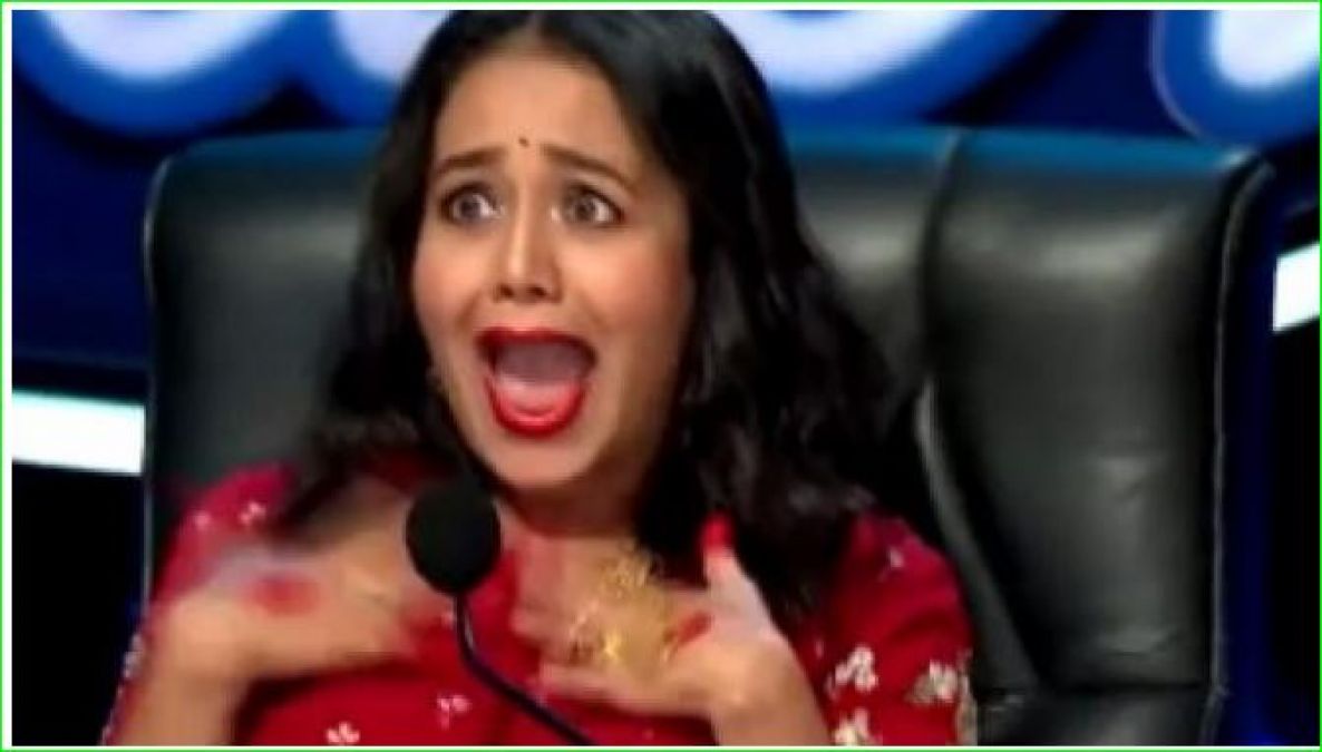 In Indian Idol, contestant sang a song after listening to which Neha Kakkar started shouting