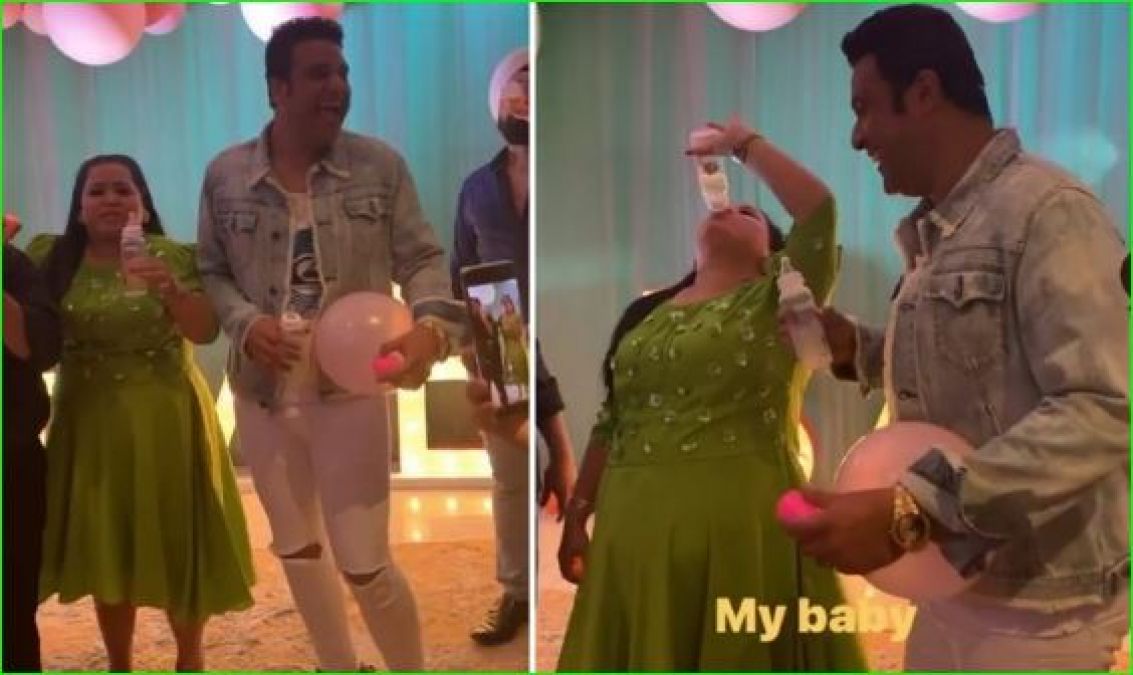 Kapil celebrates wife Ginni Chatrath's baby shower, pictures surfaced